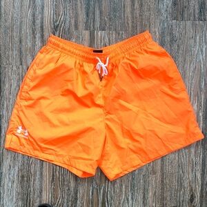 Under Armour Men's Orange Swim Trunks